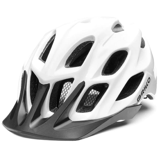 Briko Makian Off Road Mountain Bike Helmet White