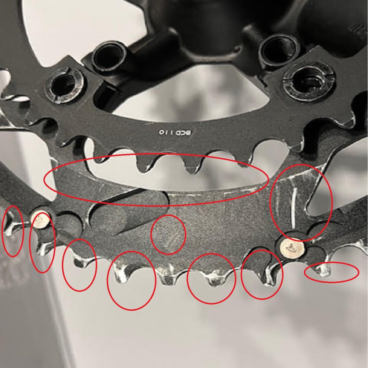 FSA Tempo Double Crankset JIS Spindle 50/34 tooth 172.5-BM1 (used)