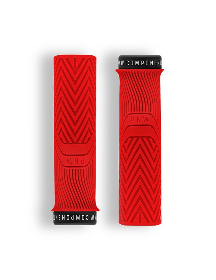 PNW Loam Mountain Bike Grip | MTB Bole Grip ( REALLY RED, XL)