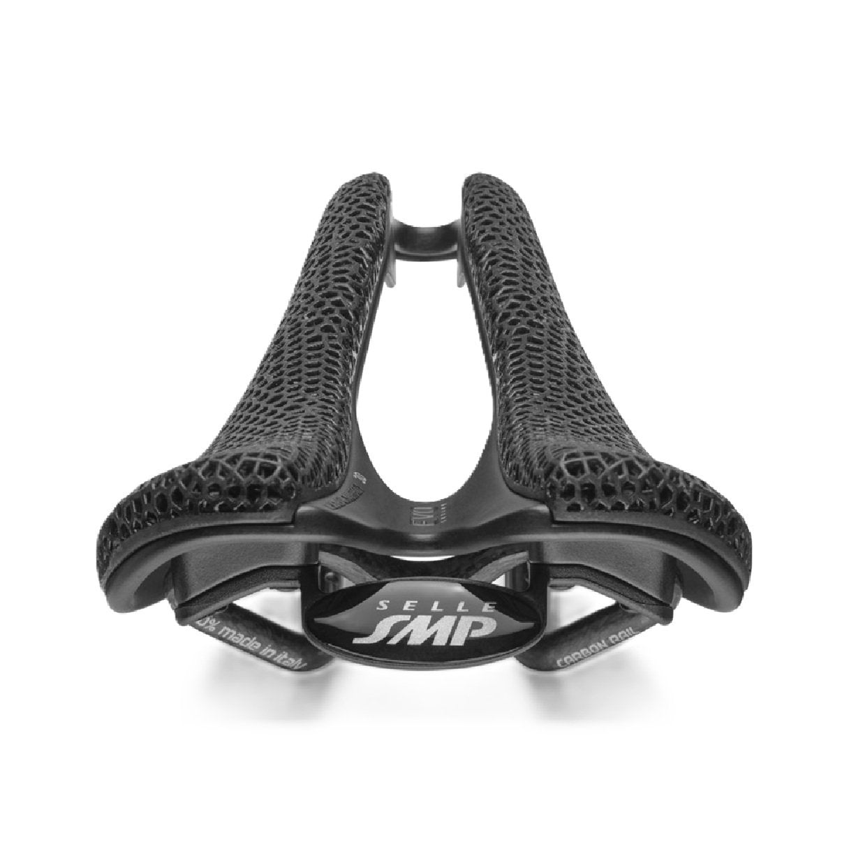 Selle SMP EVO 3D Printed Bicycle Racing Saddle w/ Carbon Rails Black