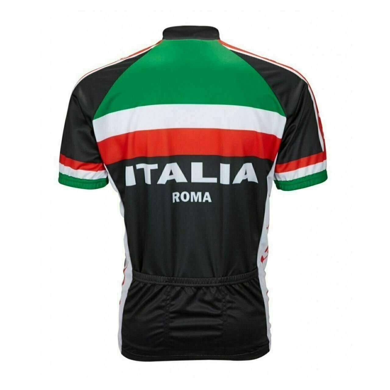 World Jerseys Italia Roma Italy  Short sleeve Full zip men's cycling jersey