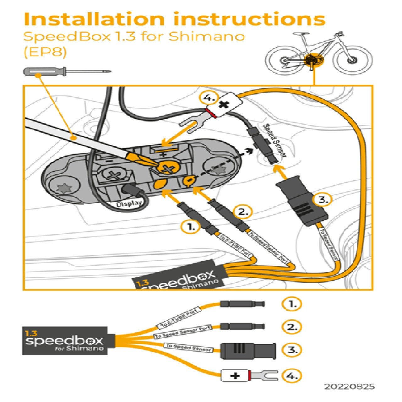 Speedbox 1.3 for Shimano Ebike Speed Tuning Chip fits Shimano EP8 Motor