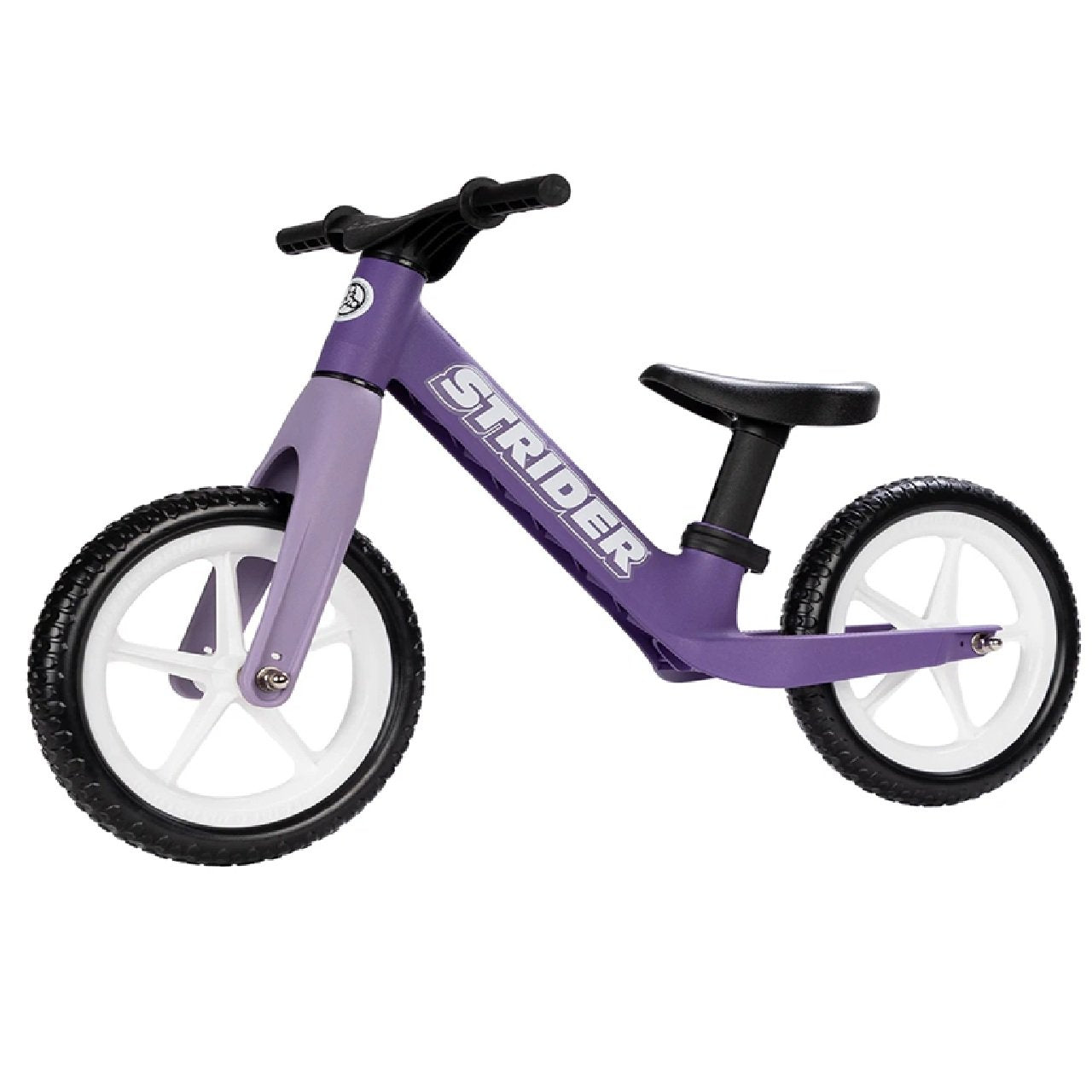 Strider 12 Comp Learn to Ride Kids Bike-Purple