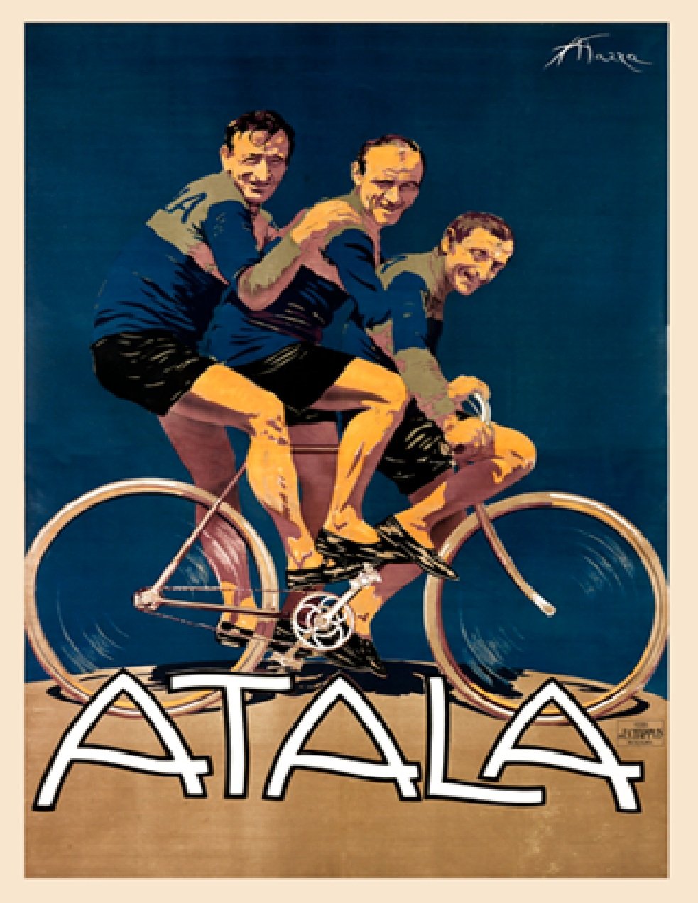 Atala - Giro d'Italia Cycling Poster Bicycle Art