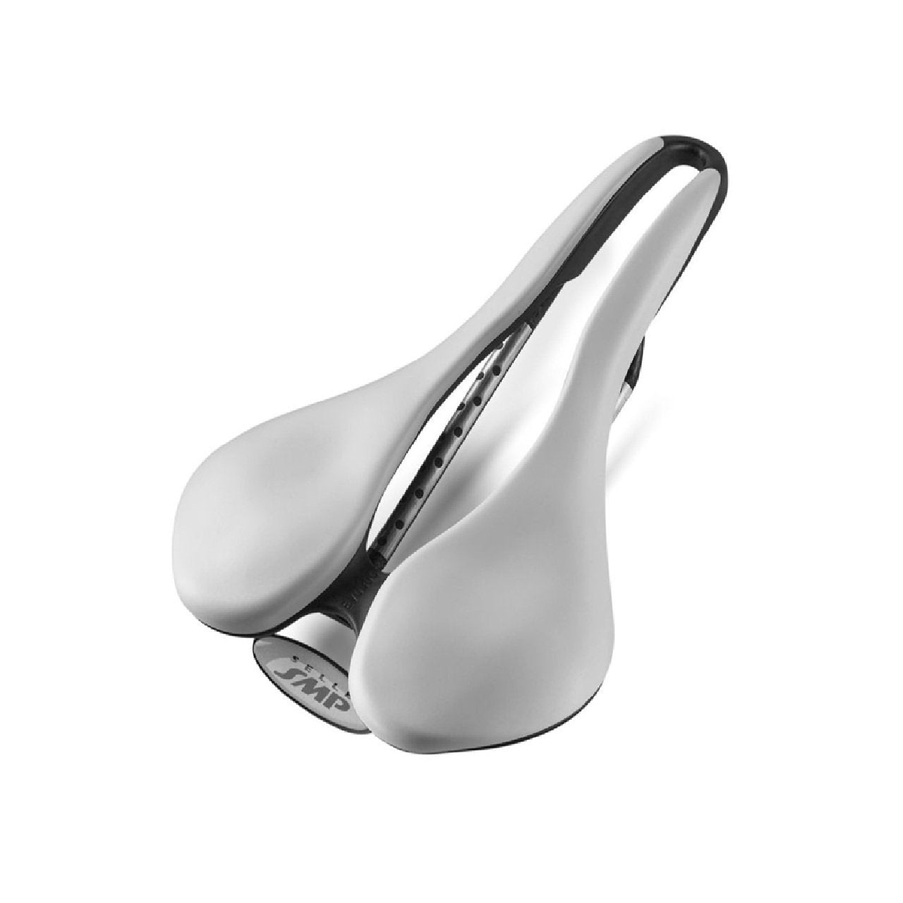 Selle SMP EVO 30C Carbon Rail Bike Saddle Lightweight Road/MTB Seat White