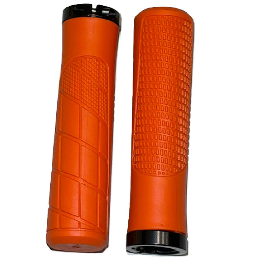Finger Wraps Mountain Bike Lock on Grips 30mm -Orange Crush