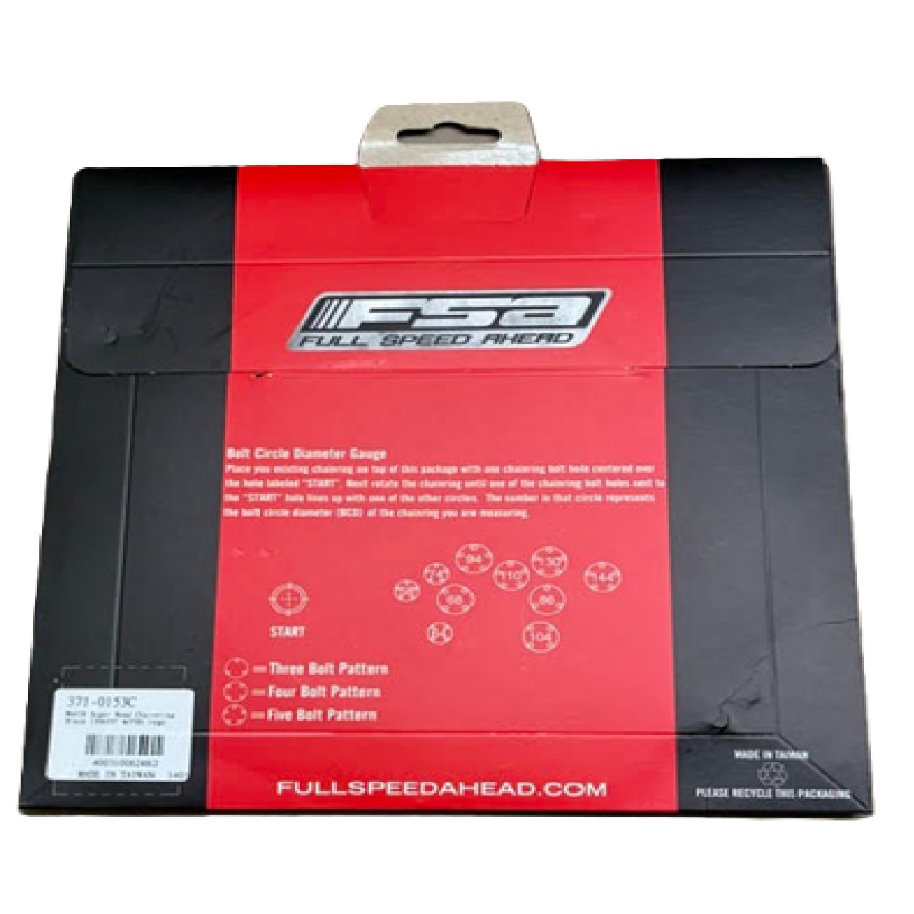 FSA Super Chainring Road Alloy K-Force 130 x 53t - Black (1 ring only)