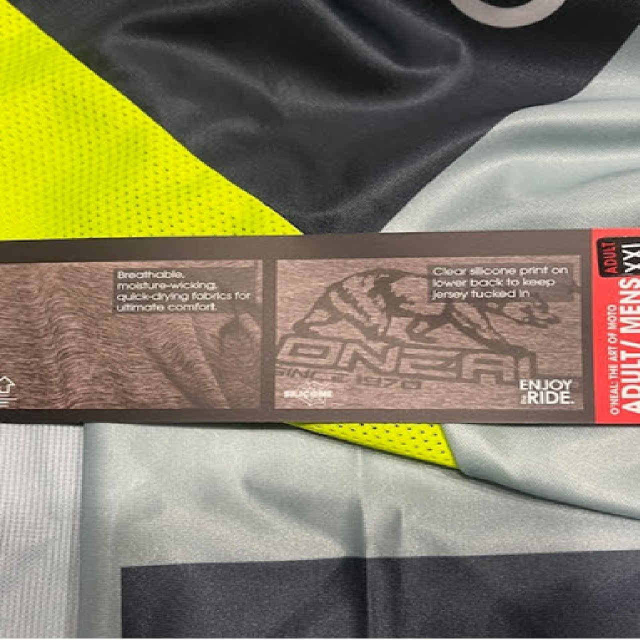 O'NEAL Mayhem Jersey Motocross/MTB  V23 Hexx Gray/Neon, XXL