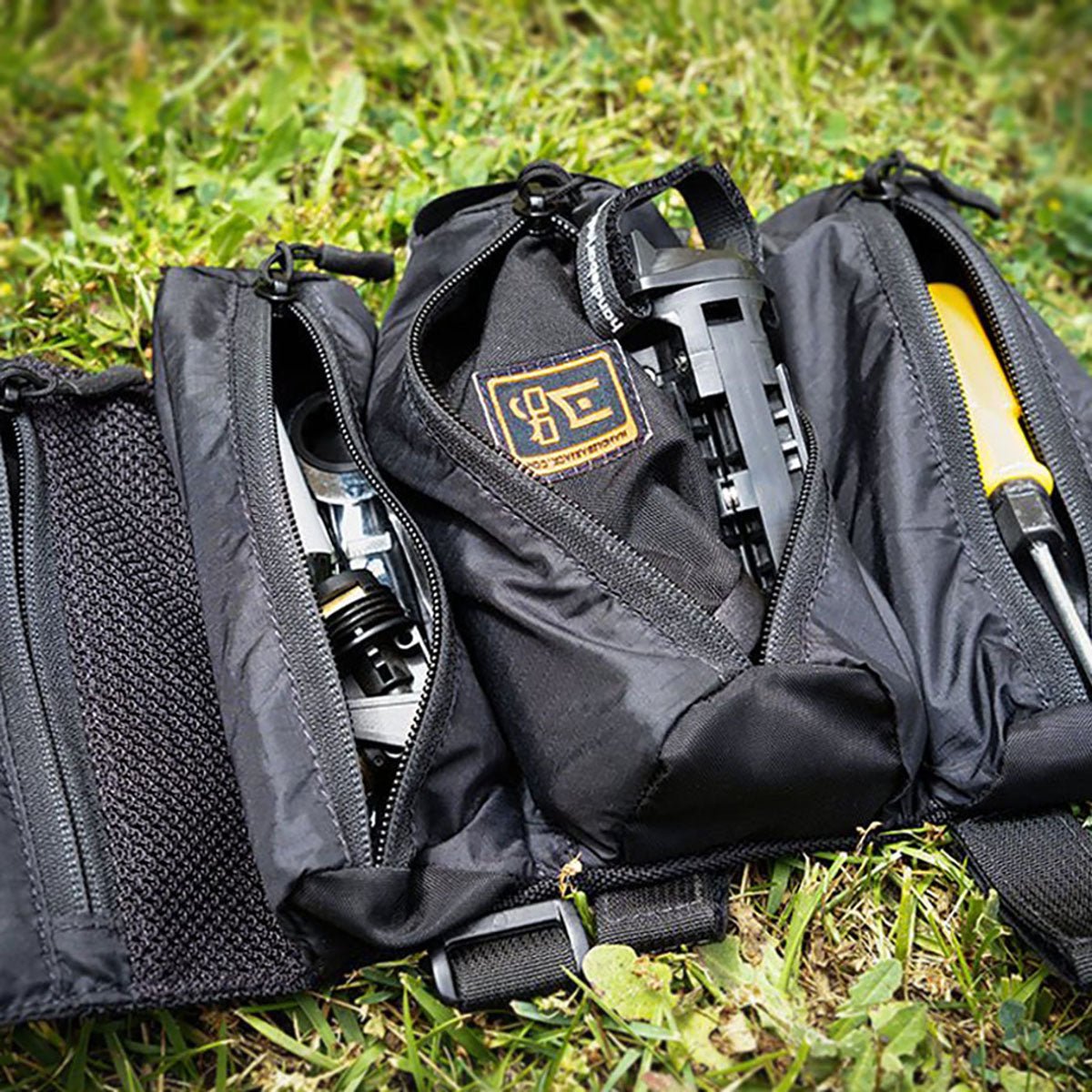 Handlebar Jack Tool Pack - Under Saddle Storage Bag for E-Bike Repair Tools