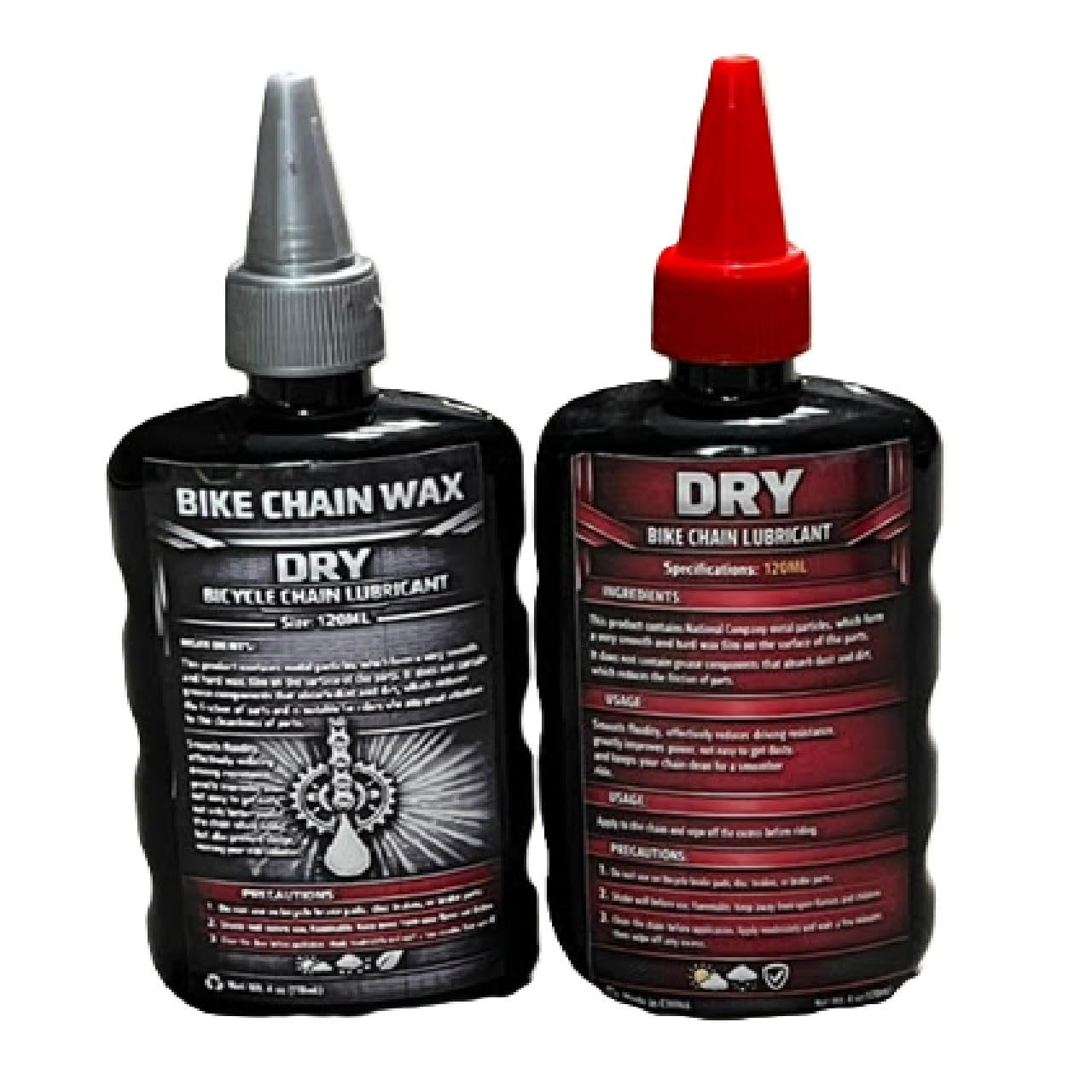 Makalu Bicycle Chain Lubricant Combo Pack - 4oz Dry Lube & 4oz Wax Lube