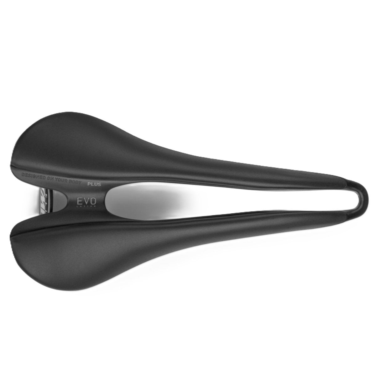 Selle SMP EVO Plus Bike Saddle/Seat Black w/Steel Rails