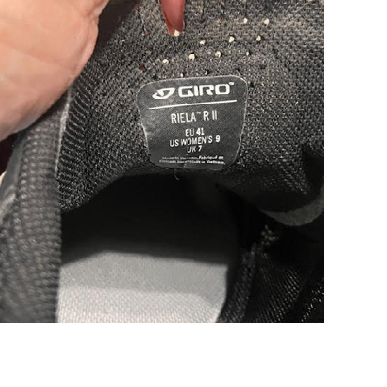 Giro Riela R II Womens Mountain Cycling Shoe − 41 (9) Black