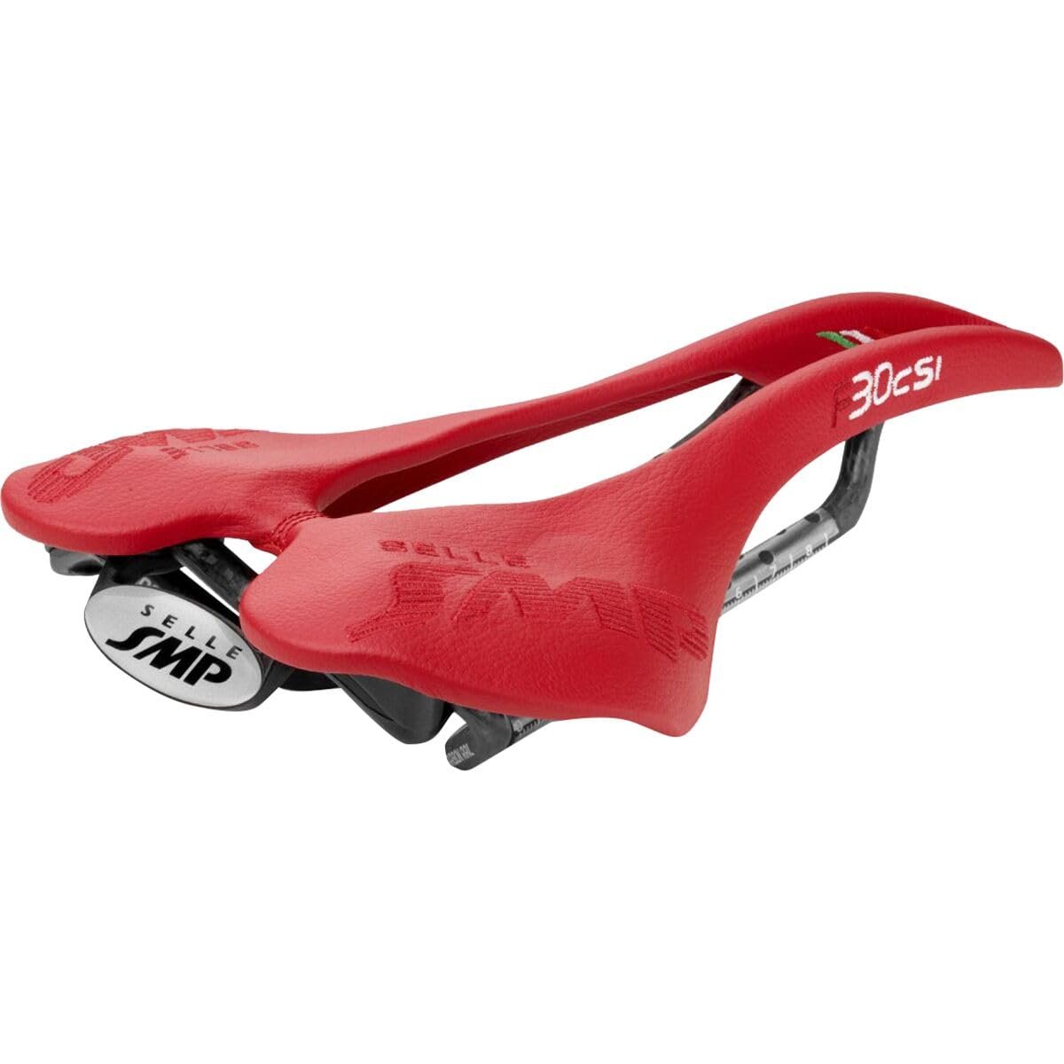 Selle SMP F30c S.I. Bike Sadde w/ Carbon Rail Red, 150mm |Seat