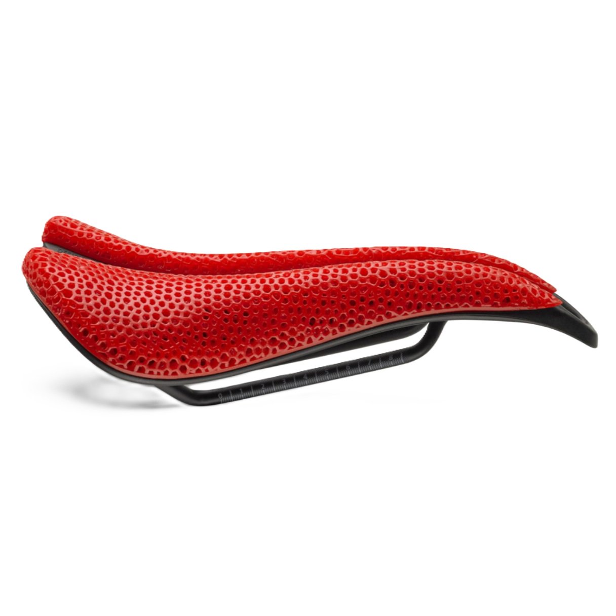 Selle SMP EVO 3D Series Bicycle Racing Saddle w/ Steel Rails Red