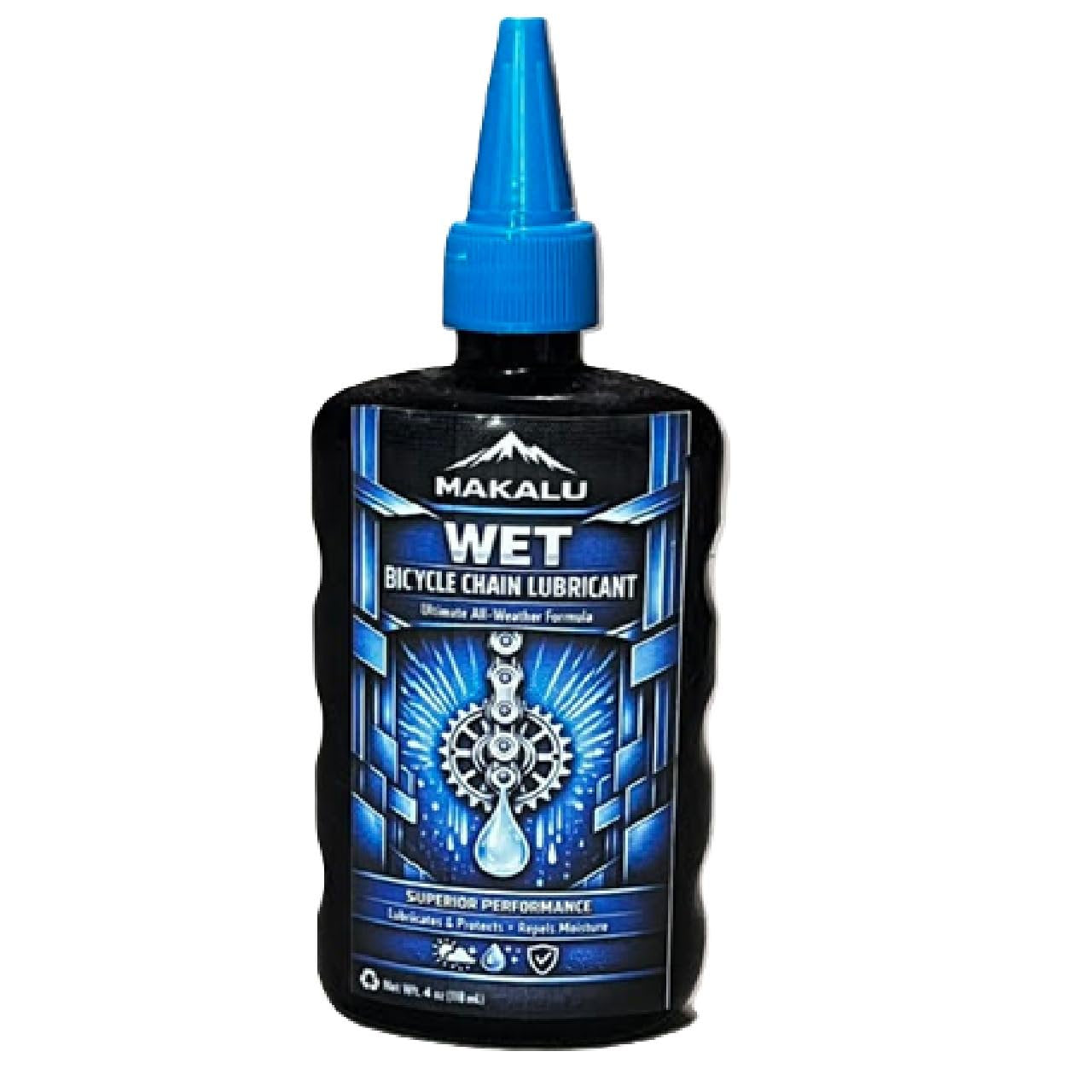 Makalu Wet Long Lasting Bicycle Chain Lubricant 4oz