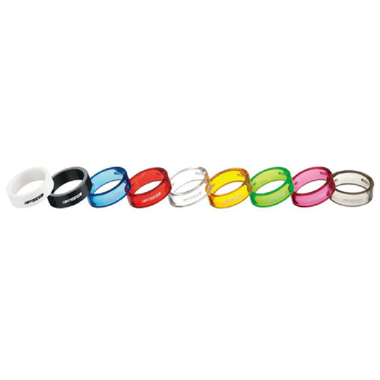FSA Polycarbonate Headset Spacers 10mm (10 Pack) 1 1/8in