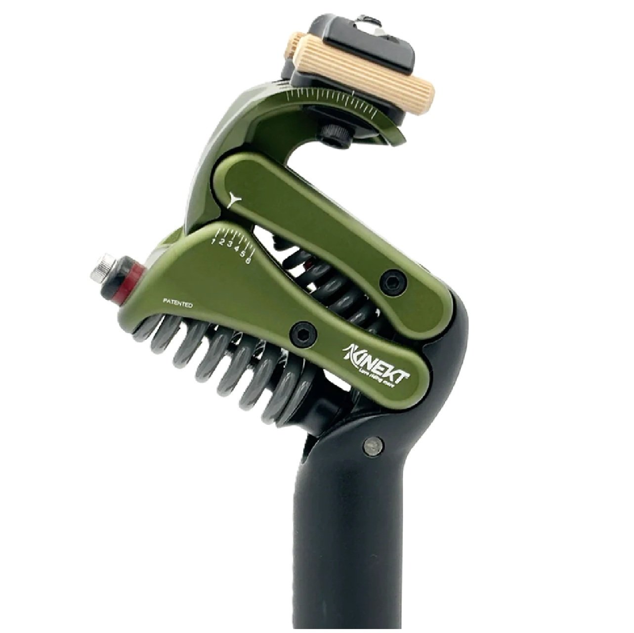 Kinekt XR Active Suspension Seatpost – Green- Smooth Ride Upgrade for Road, Gravel & E-Bikes