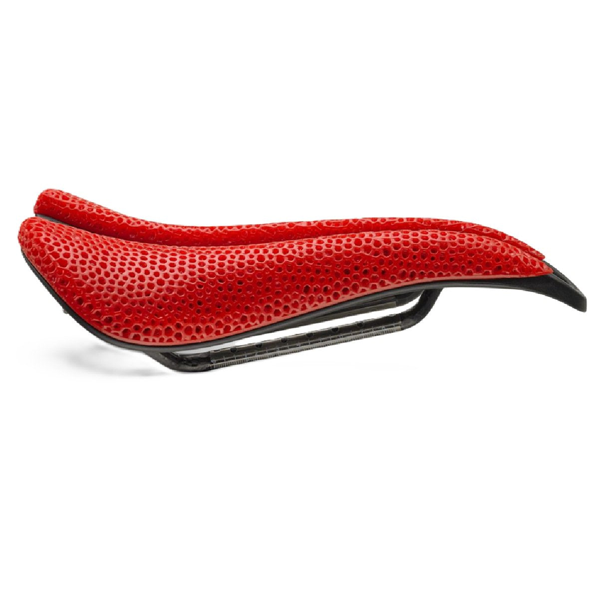 Selle SMP EVO 3D Series Bicycle Racing Saddle w/ Carbon Rails Red