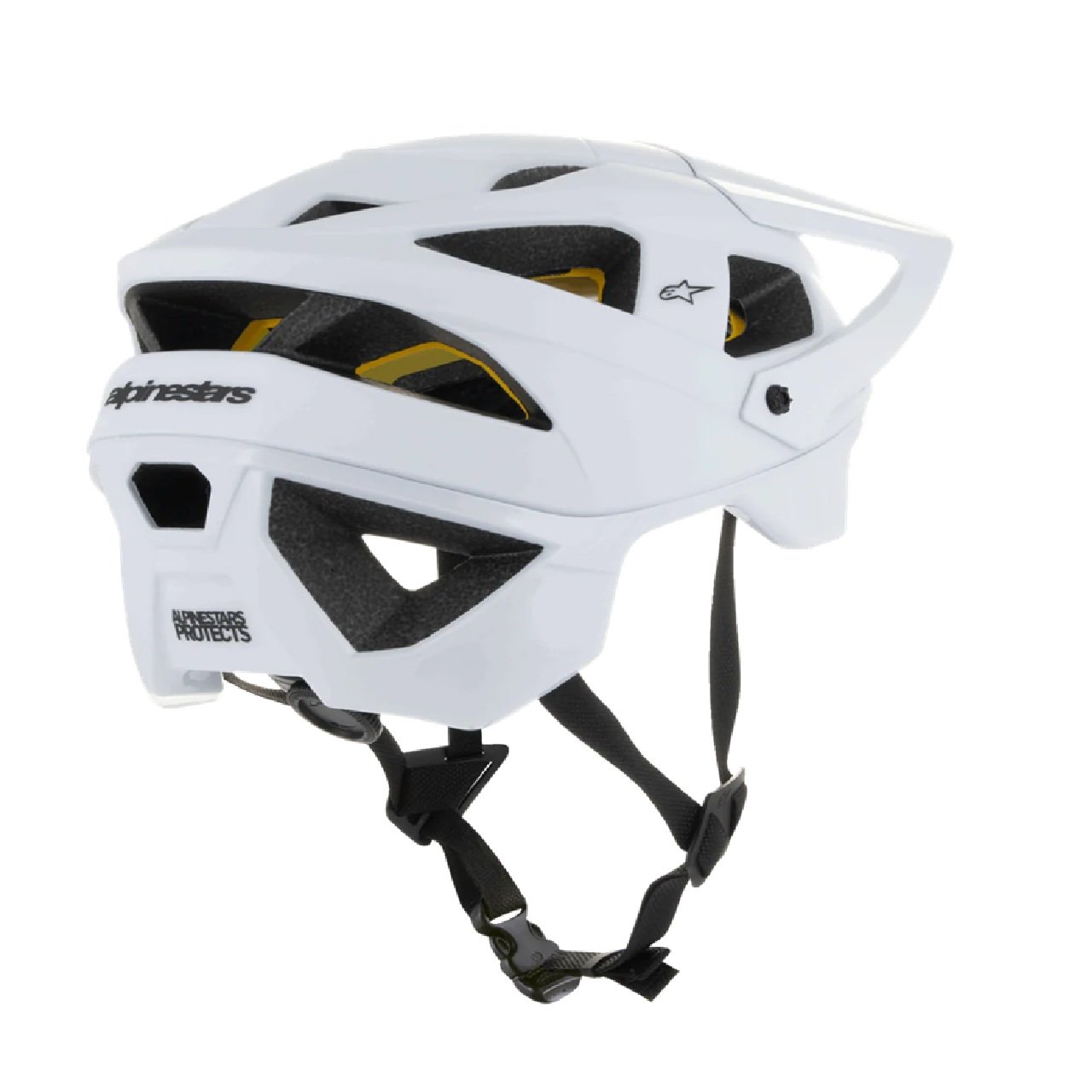 alpinestar mountain bike helmet AlpineStars Vector Tech MTB Solid Helmet-White |Mountain Bike Helmet