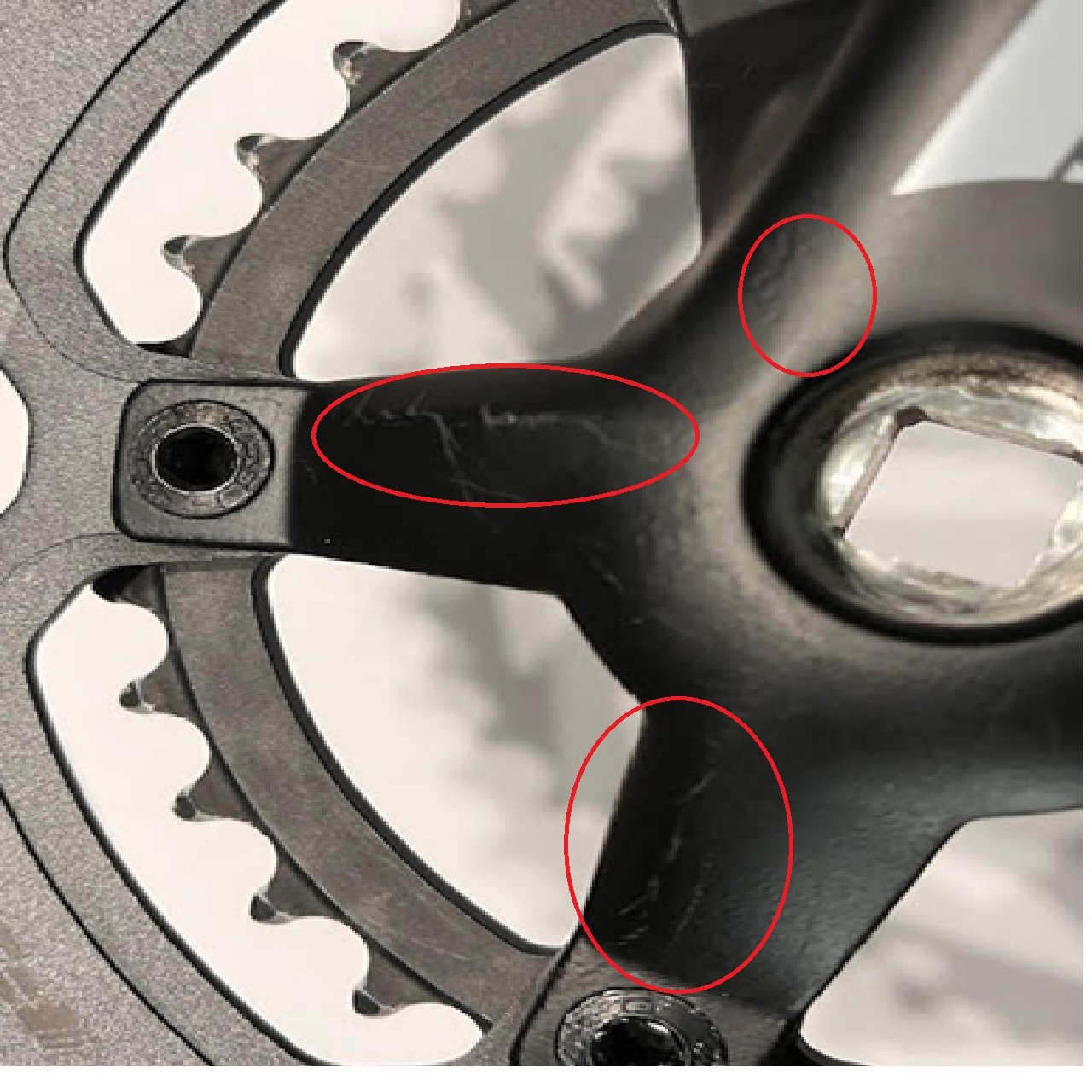 FSA Tempo Double Crankset JIS Spindle 50/34 tooth 172.5-BM1 (used)