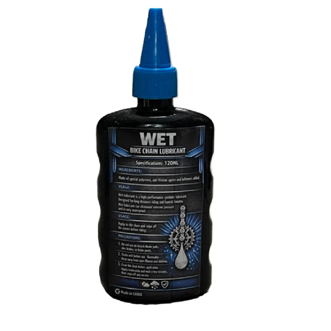 Makalu Wet Long Lasting Bicycle Chain Lubricant 4oz (2 Pack)
