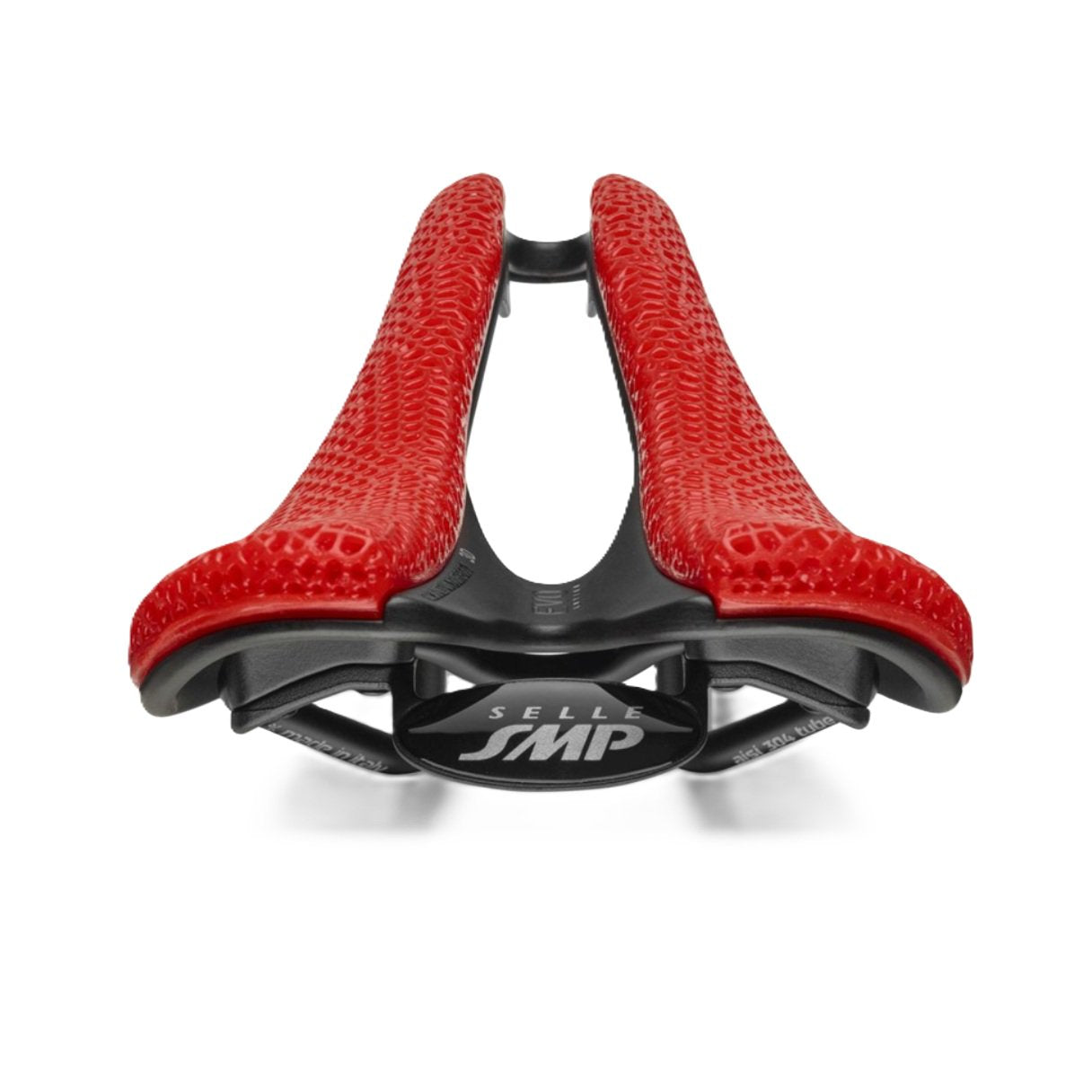 Selle SMP EVO 3D Series Bicycle Racing Saddle w/ Steel Rails Red