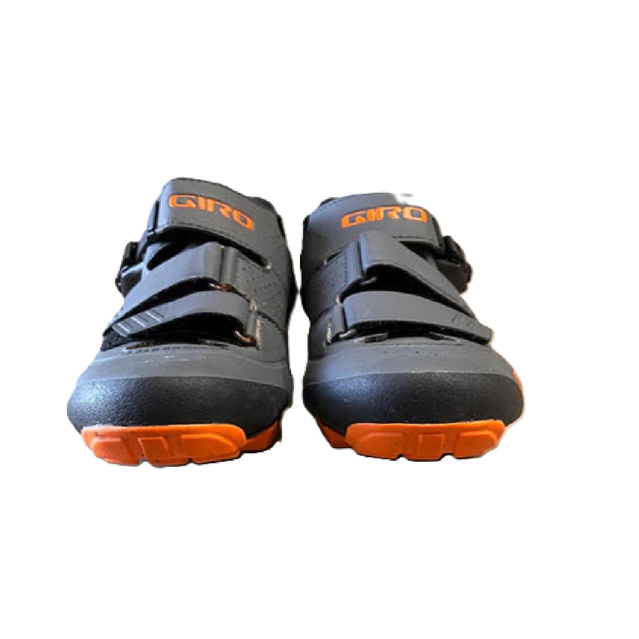 Giro Privateer R Cycling Shoes MTB 42 Men's US 9  Dark Shadow Flame Orange