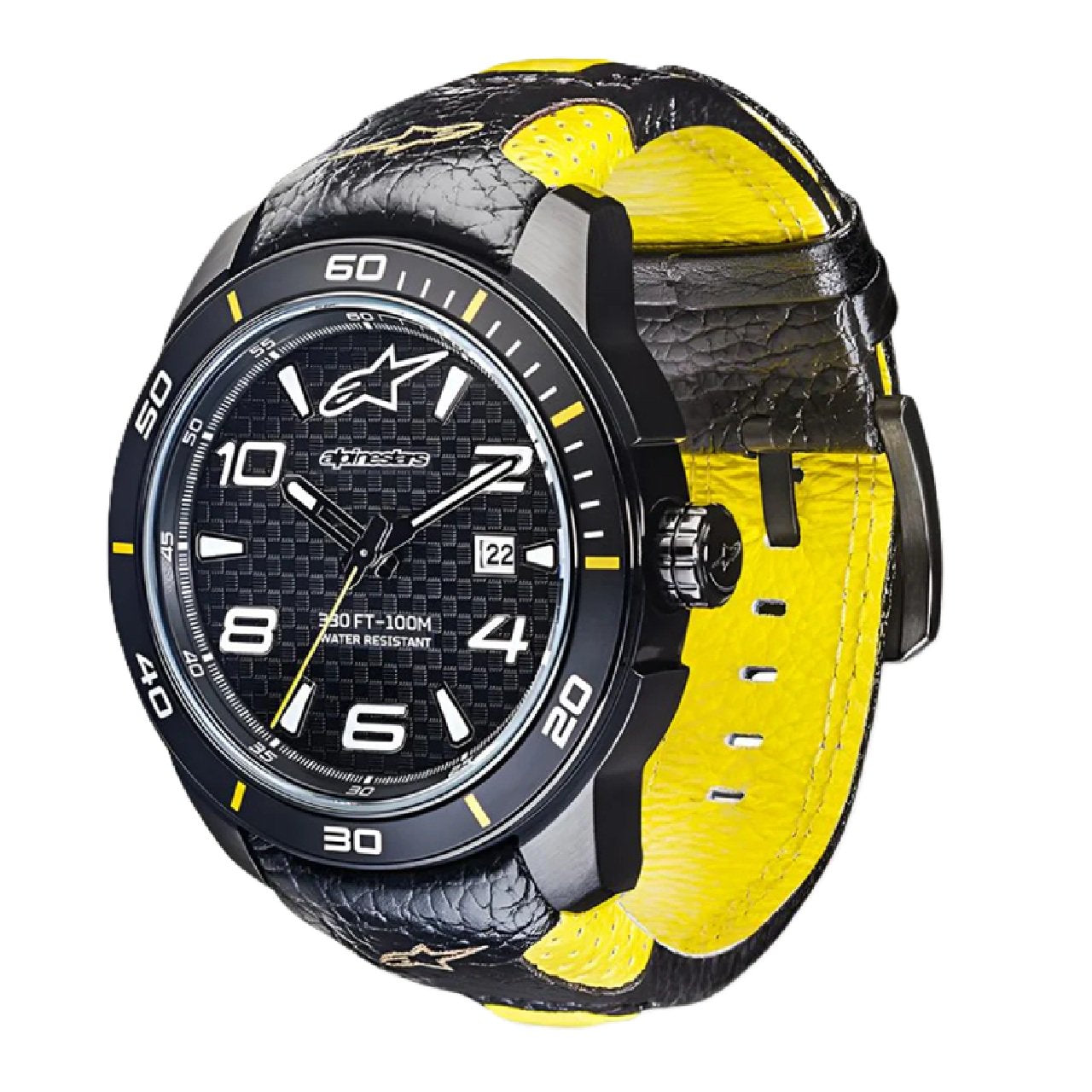 Alpinestars Tech Watch Motocross/MTB 3H Black Yellow-Black/Yellow