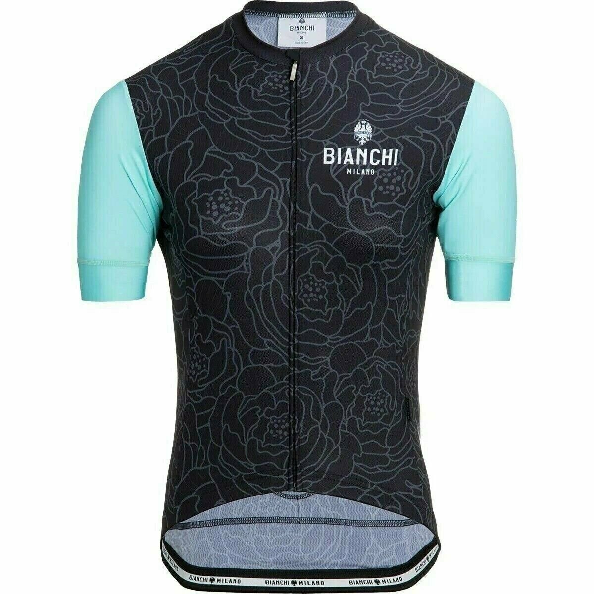 bianchi bicycle clothes BIANCHI MILANO SOSIO short sleeve cycling Jersey Women's Black – BoyerCycling
