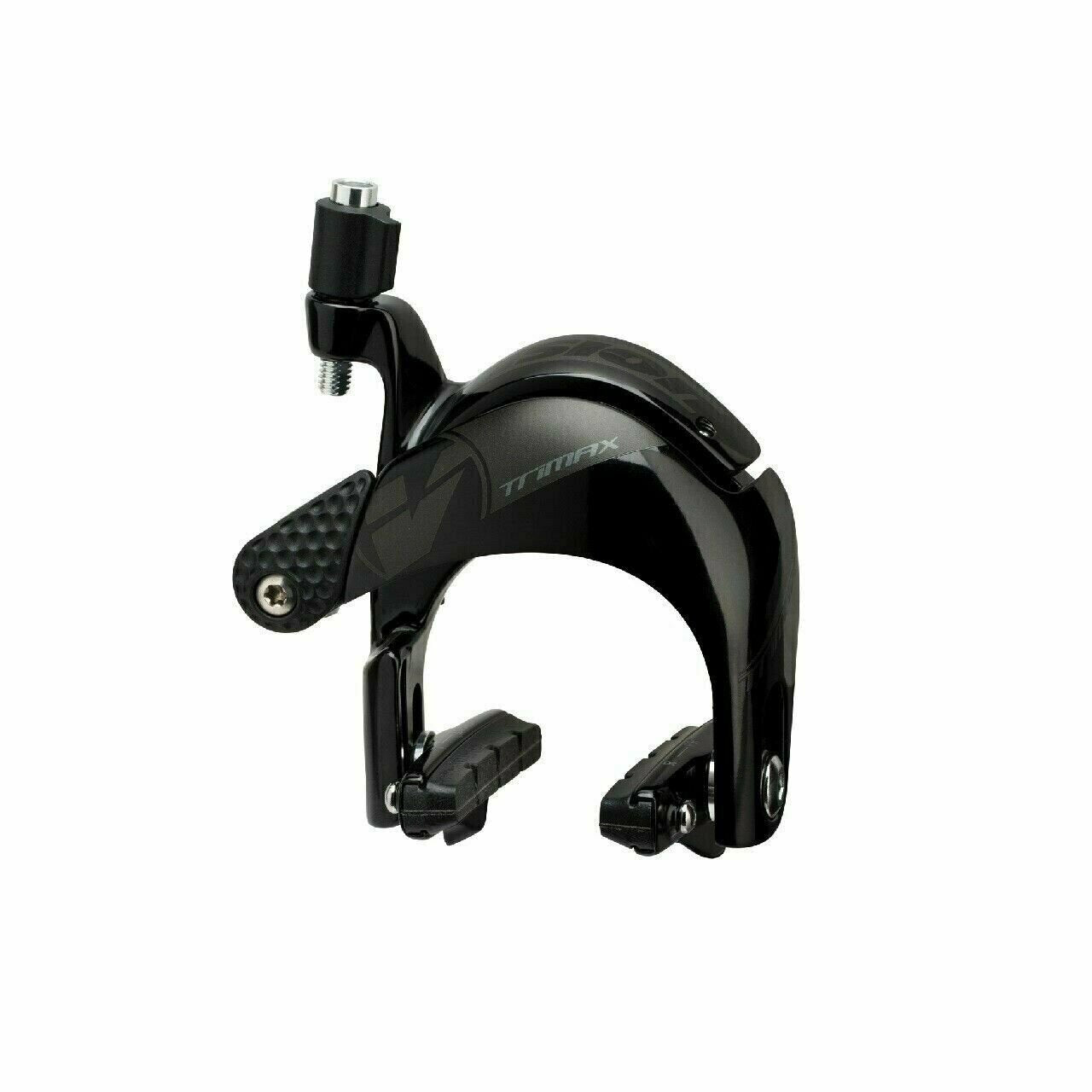 Vision Trimax Aero Caliper Brakeset Polished Black w/Vision logo Triathlon Pair