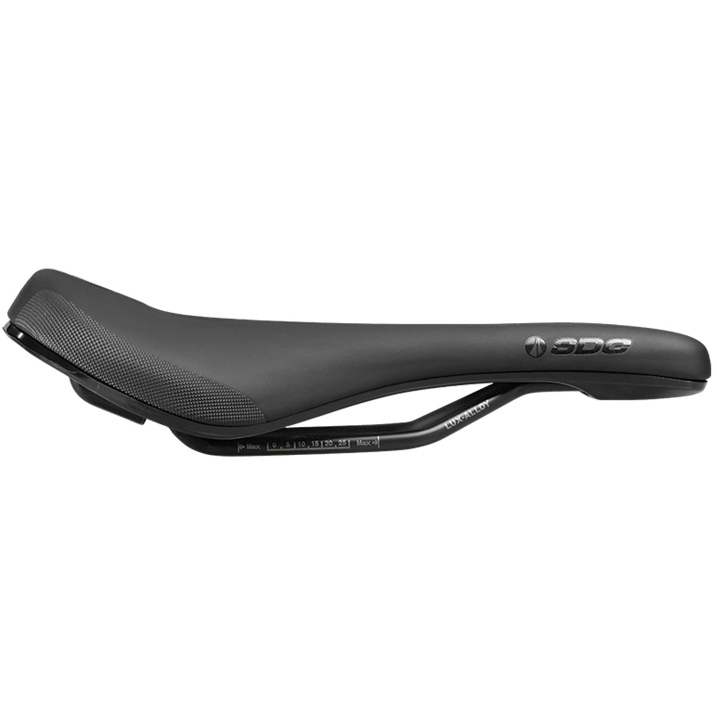 SDG Components, Bel-Air V3 MAX Lux-Alloy, Saddle, 260 x 140mm, Black 255g,