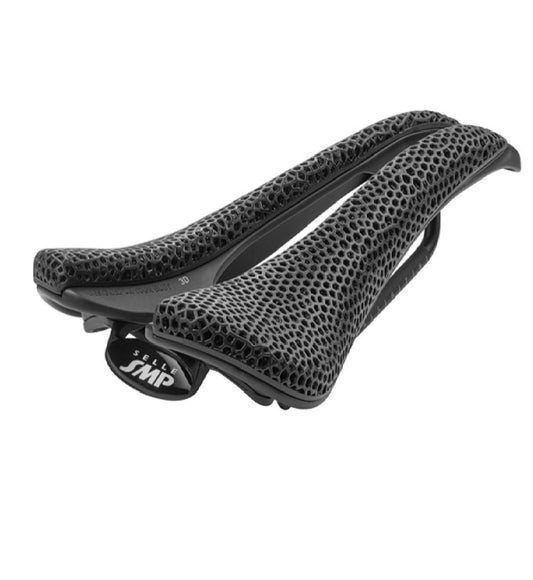 Selle SMP EVO 3D Series Bicycle Racing Saddle w/ Steel Rails Black