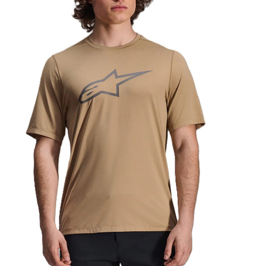 Alpinstars A-Dura Astar MYB Cycling Jersey - Short Sleeve-Light Brown-S