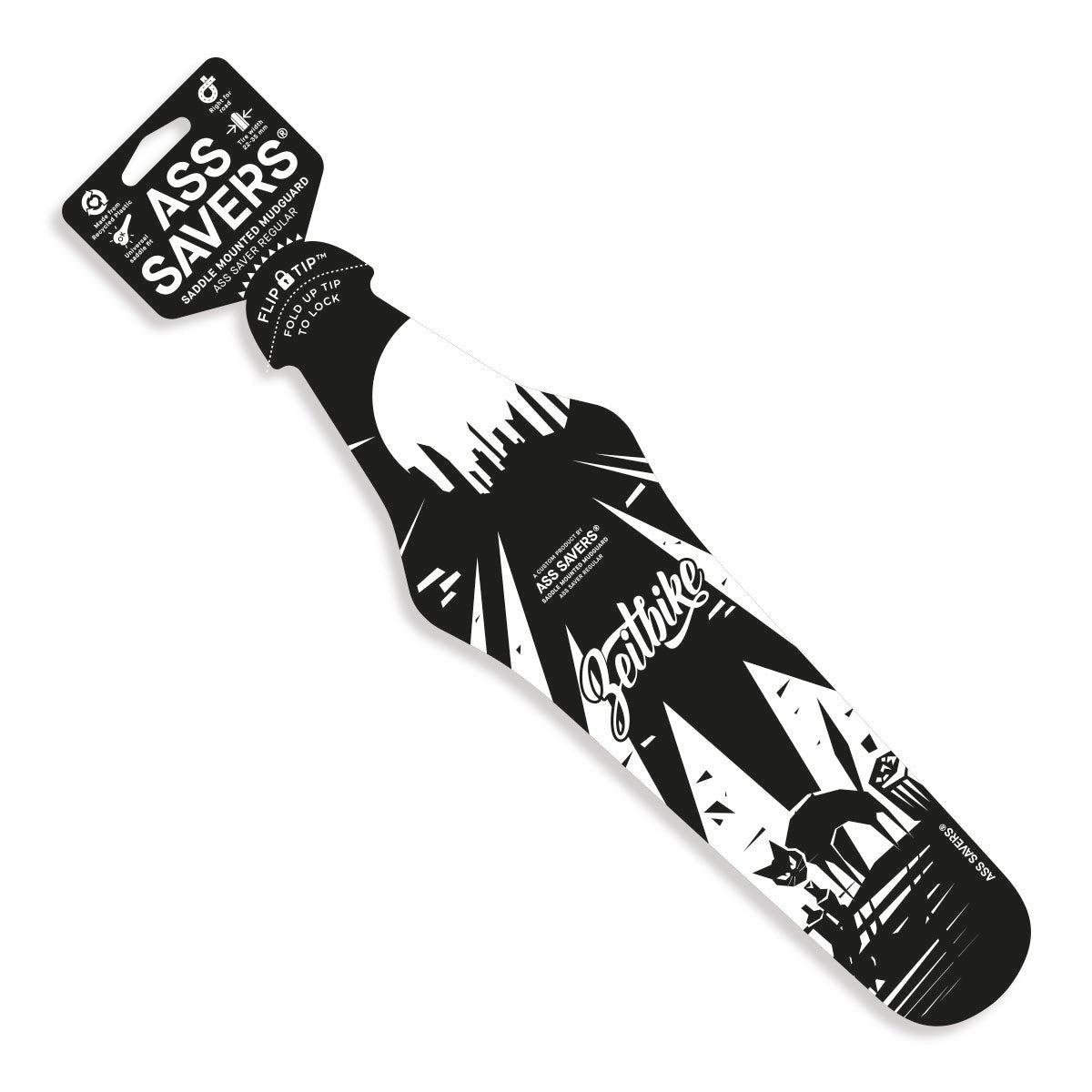 ASS SAVERS - ALLEY CAT - Gen 4 - Regular Rear Rain Bike Fender