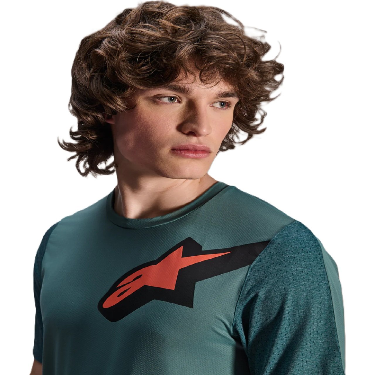 Alpinestars A-Dura Lipan MTB Cycling Jersey - Short Sleeve-Pine