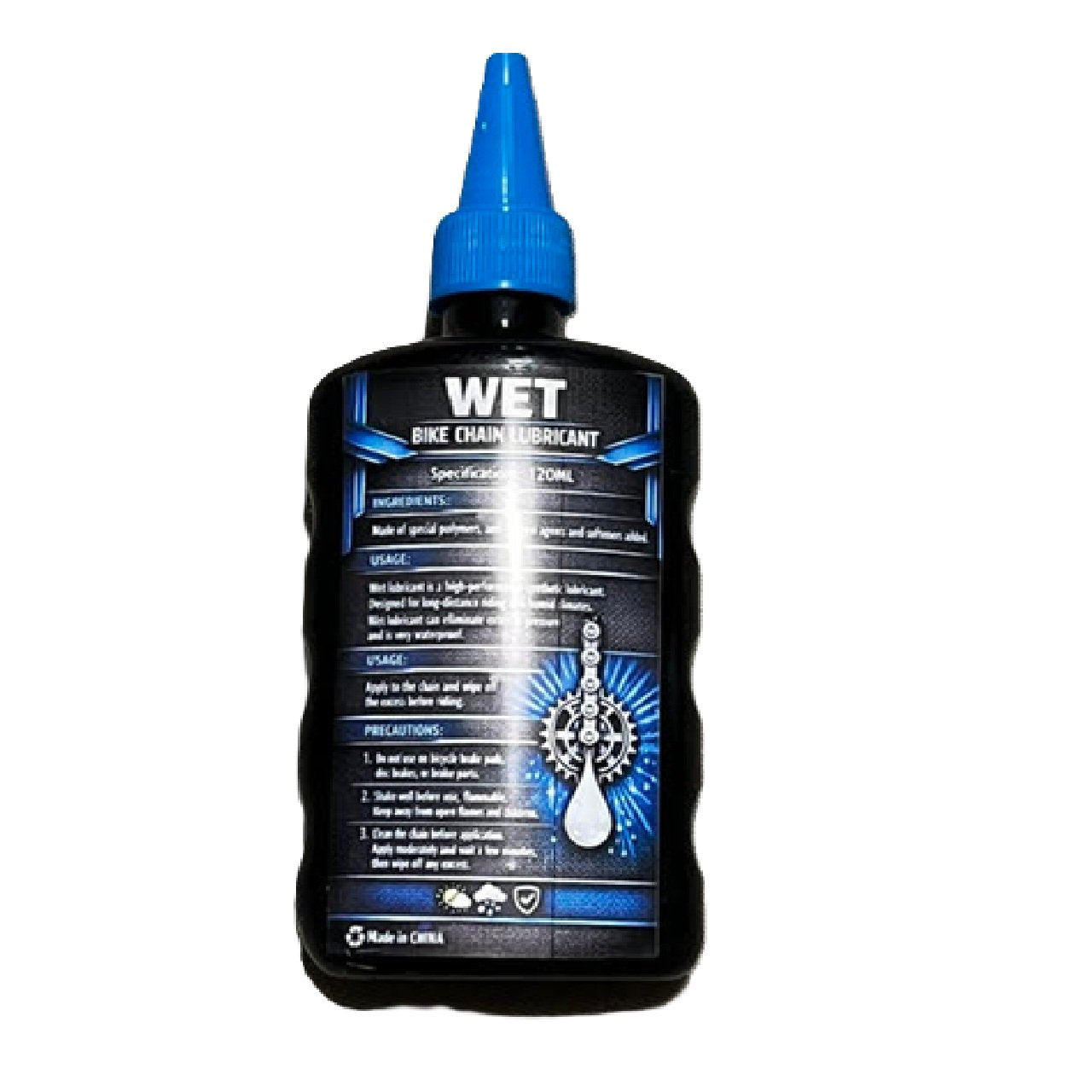 Makalu Wet Long Lasting Bicycle Chain Lubricant 4oz (2 Pack)