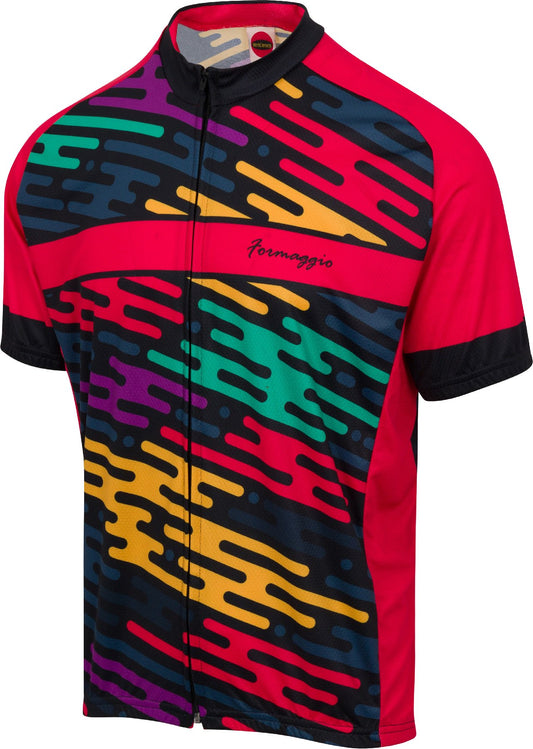 World Jerseys Element Men's Full-Zip Cycling Jersey with Rear Pockets