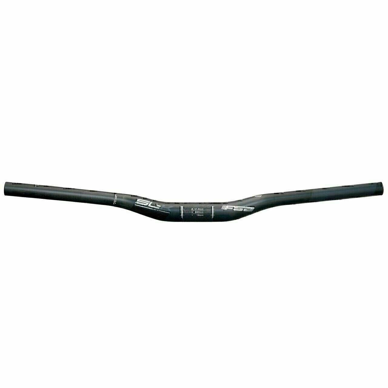 FSA SL-K Carbon/AL MTB 18mm Riser Handlebar 31.8 x 760mm BM1