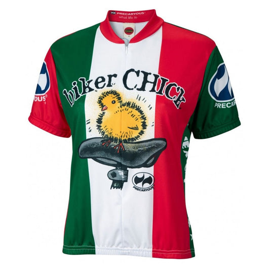 World Jersey Mexican Biker Chick Women's Cycling Jersey XL
