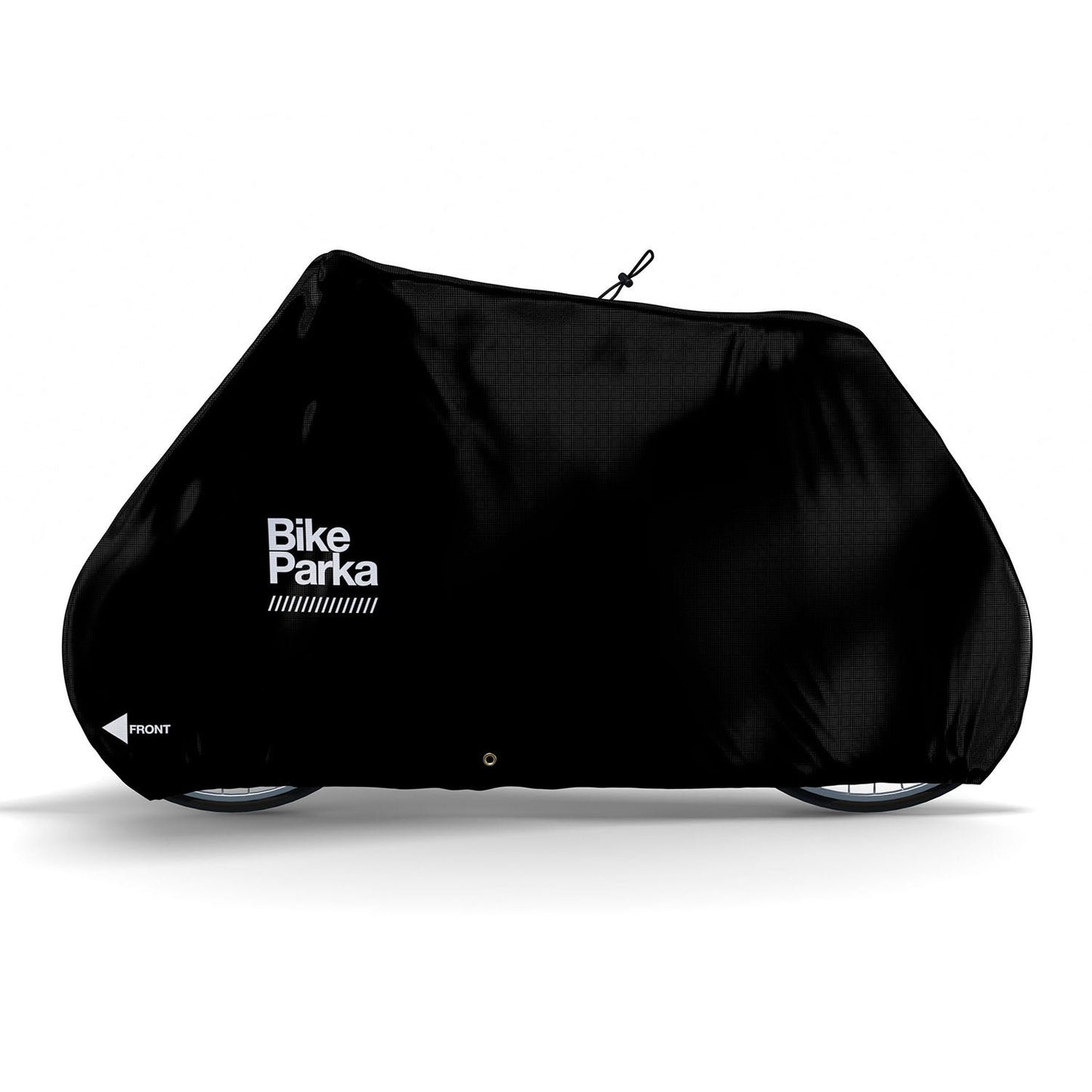 BikeParka Stash Bike Cover - Waterproof RipStop All Weather Bike Protection-Black
