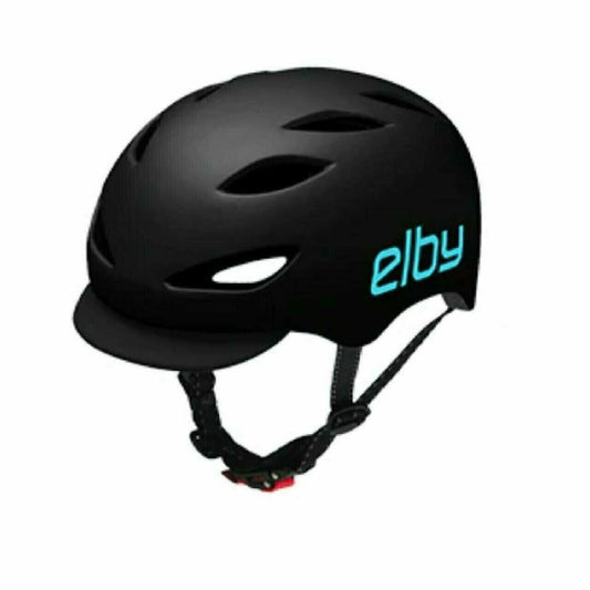 Elby Ebike Commuter Helmet Black with Visor