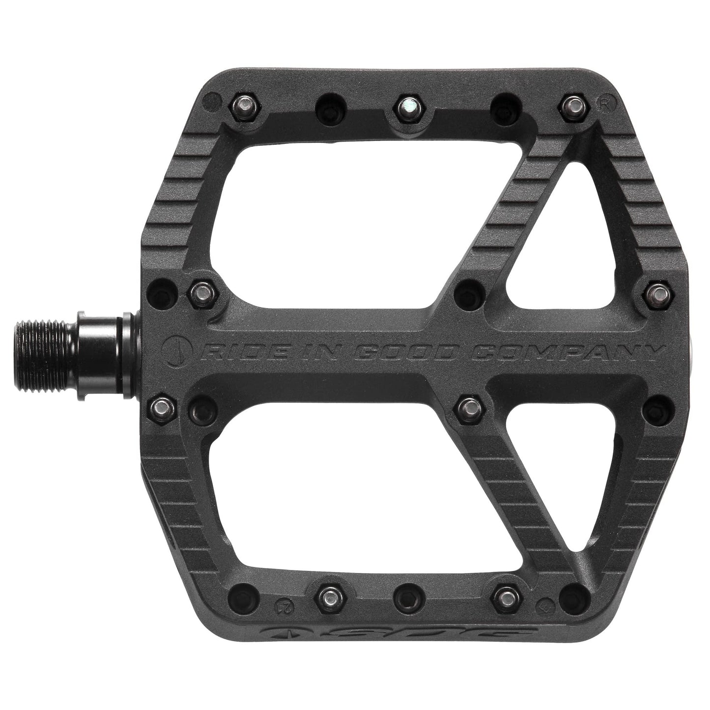 SDG Components, Comp, Platform Pedals Composite, 9/16'', Black, Pair