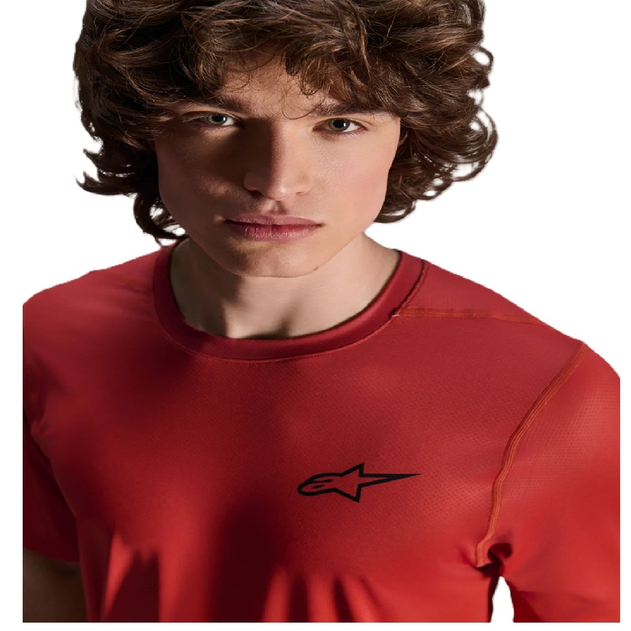 Alpinestars A-Dura Rise MTB Cycling Jersey - Short Sleeve- Spicy Orange