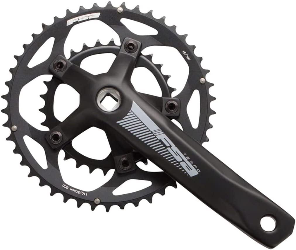 FSA Tempo Double Road or Gravel Adventure JIS Crankset - (30/46T - 170mm)