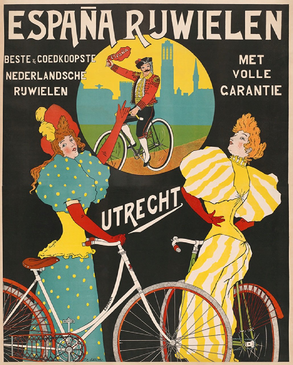 Espana Rijwielen Cycling Poster Bicycle Art