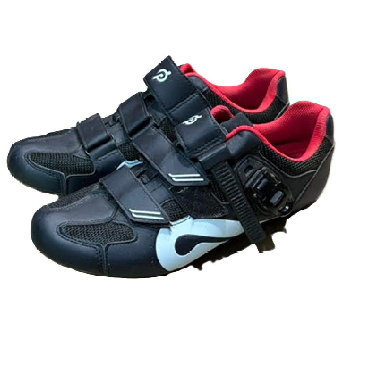 Peloton PL-SH-02 Indoor Cycling Shoes Black/Red EU 44 with Cleats BM1