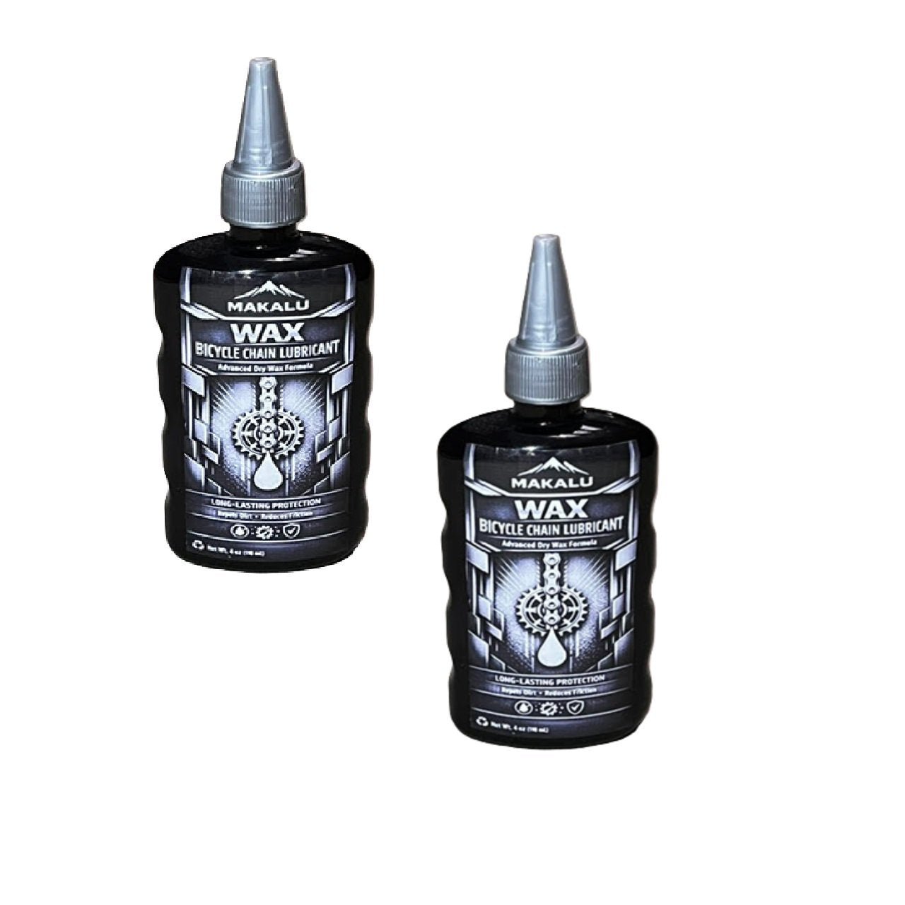 Makalu Wax Bicycle Chain Lubricant 4oz (2 Pack)