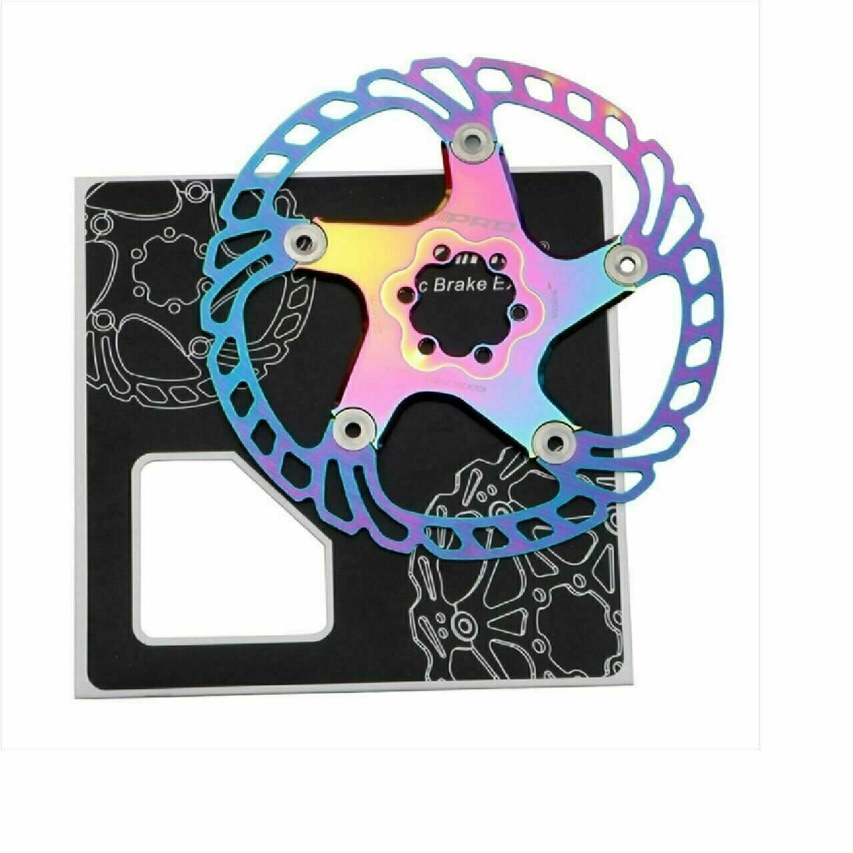 Enlee PRO Limited Edition Oil Slick Mountain Bike  Brake Rotor 6 bolt