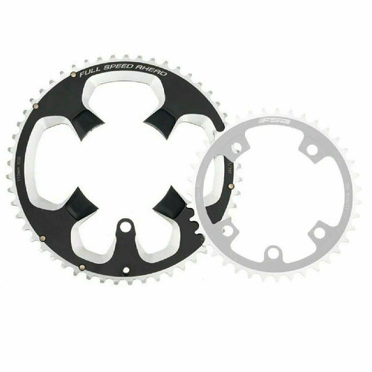 FSA Super Road Chainring ABS 110BCD x 52t Black {SL-K} (5H)  WA009 {N-10/11} w/N