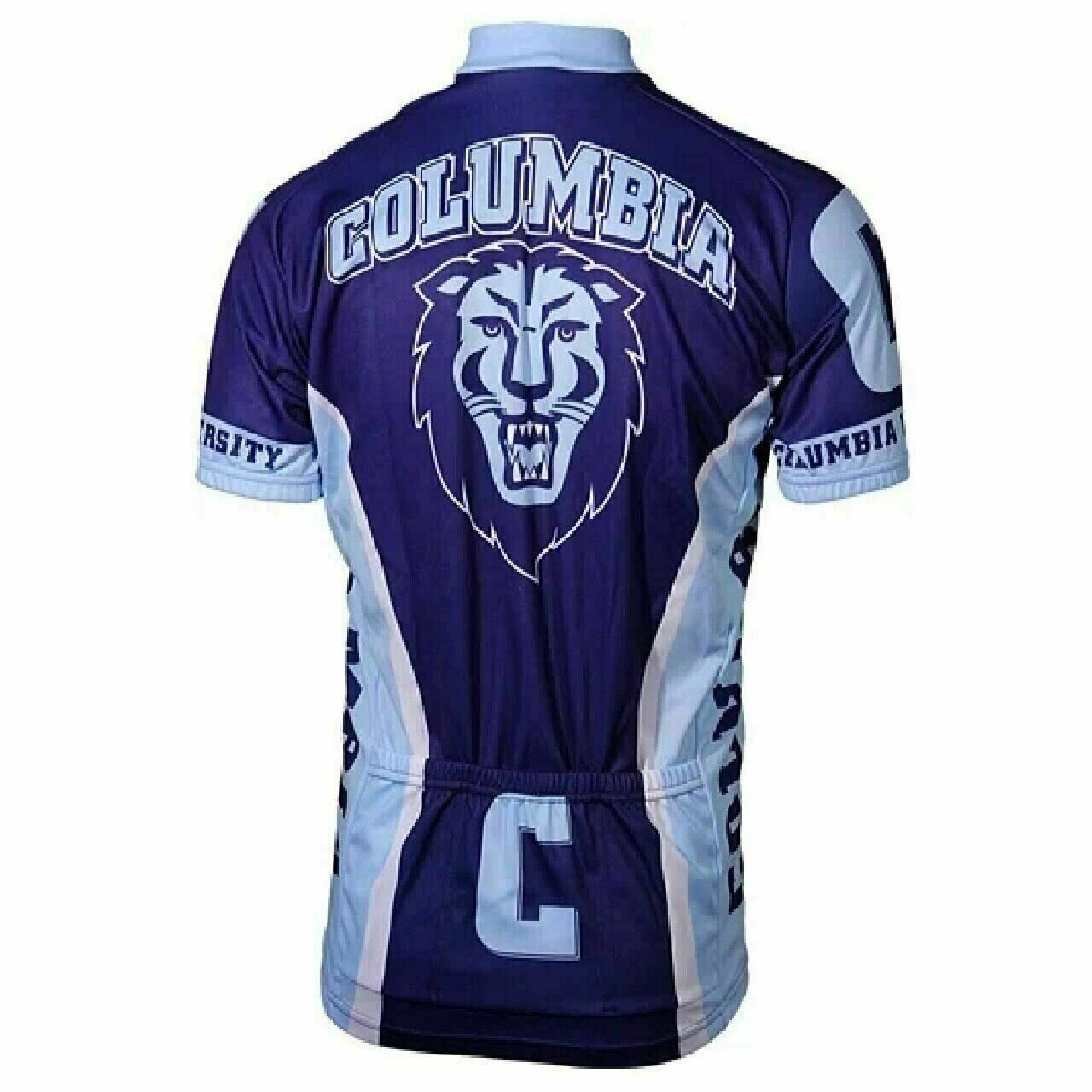 Adrenaline Promotions Columbia University Lions Full zip Cycling Jersey Men's